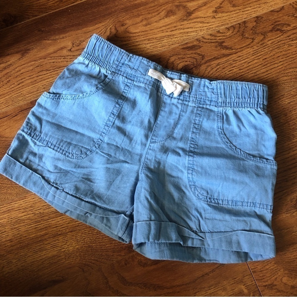 Wonder Nation blue cotton shorts in size S (6-6X)